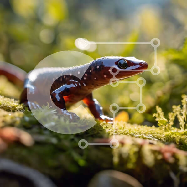 Intra Συλλεκτικό Ξύλινο Παζλ Plywood  4mm - Αλιγάτορας σε βρύα στο δάσος Σε Ξύλινο Κουτί - Διαστάσεις: 10x10 cm – 25 κομμάτια