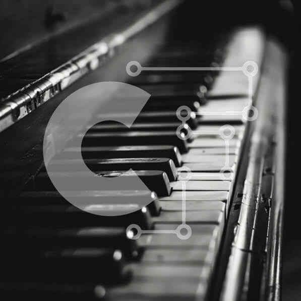 Intra Συλλεκτικό Ξύλινο Παζλ Plywood  4mm - Ασπρόμαυρο Όρθιο Πιάνο Σε Ξύλινο Κουτί - Διαστάσεις Puzzle: 10x10 cm – 25 κομμάτια