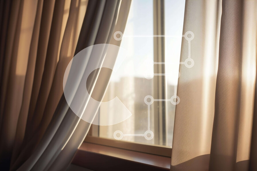 Intra Συλλεκτικό Ξύλινο Παζλ Plywood  4mm - Δωμάτιο με ανοιχτό παράθυρο και άτομο που κοιτάζει έξω στην πόλη Σε Ξύλινο Κουτί - Διαστάσεις Puzzle: 10x10 cm – 25 κομμάτια