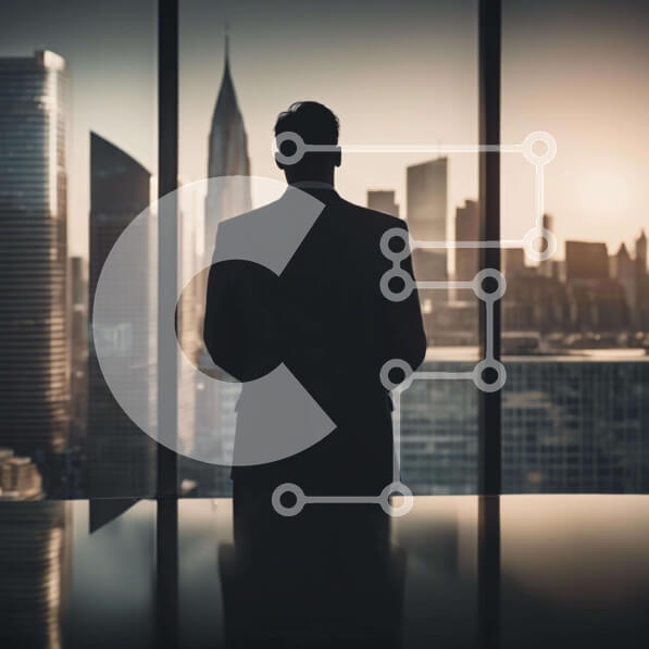 Intra Συλλεκτικό Ξύλινο Παζλ Plywood  4mm - Επιχειρηματίας σε αστικό περιβάλλον Σε Ξύλινο Κουτί - Διαστάσεις Puzzle: 10x10 cm – 25 κομμάτια