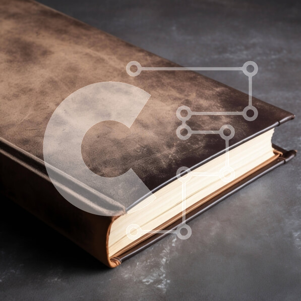 Intra Συλλεκτικό Ξύλινο Παζλ Plywood  4mm - Κλειστό καφέ δερμάτινο βιβλίο Σε Ξύλινο Κουτί - Διαστάσεις Puzzle: 10x10 cm – 25 κομμάτια