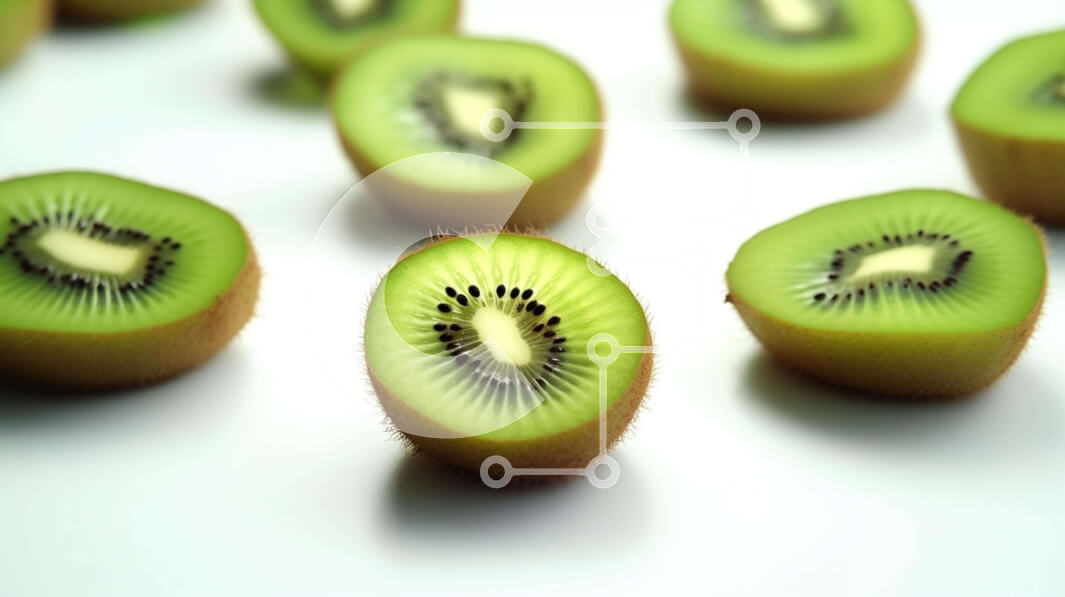 Σετ των 2 Intra Συλλεκτικό Ξύλινο Παζλ Plywood  4mm - Ζωντανά ακτινίδια μισοκομμένα Σε Ξύλινο Κουτί - Διαστάσεις: 10x10 cm – 25 κομμάτια