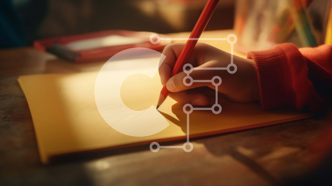 Intra Συλλεκτικό Ξύλινο Παζλ Plywood  4mm - Πρόσωπο που γράφει με μολύβι Σε Ξύλινο Κουτί - Διαστάσεις Puzzle: 10x10 cm – 25 κομμάτια