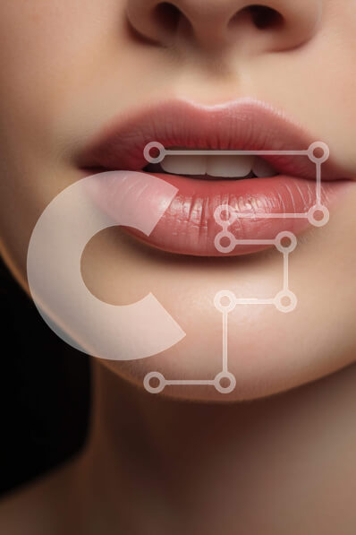 Intra Συλλεκτικό Ξύλινο Παζλ Plywood  4mm - Κοντινό πλάνο με περιποιημένα χείλη και μάγουλα Σε Ξύλινο Κουτί - Διαστάσεις Puzzle: 10x10 cm – 25 κομμάτια