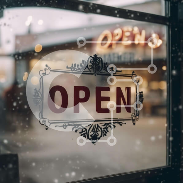 Intra Συλλεκτικό Ξύλινο Παζλ Plywood  4mm - Παράθυρο με Άνοιγμα εισόδου Χιόνι Σε Ξύλινο Κουτί - Διαστάσεις Puzzle: 10x10 cm – 25 κομμάτια