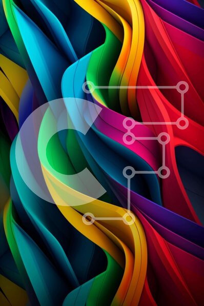 Intra Συλλεκτικό Ξύλινο Παζλ Plywood  4mm - Πολύχρωμο αφηρημένο φόντο Σε Ξύλινο Κουτί - Διαστάσεις Puzzle: 10x10 cm – 25 κομμάτια