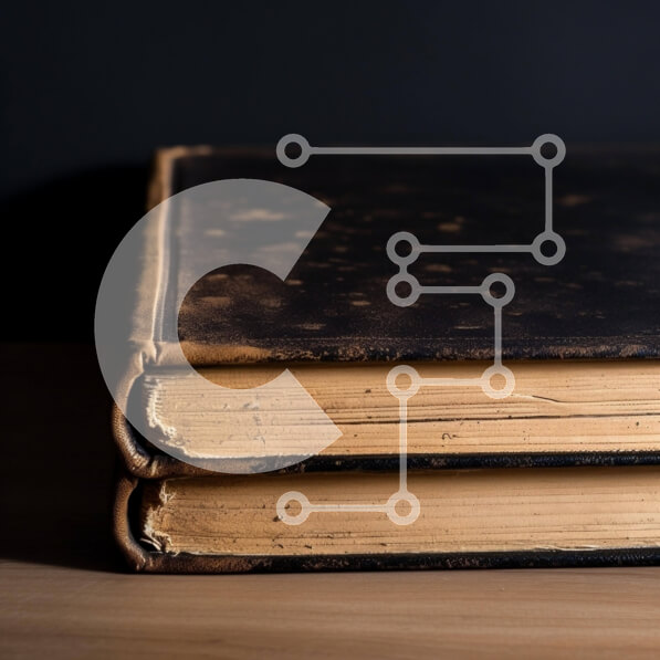 Intra Συλλεκτικό Ξύλινο Παζλ Plywood  4mm - Δύο παλιά βιβλία σε ξύλινο τραπέζι Σε Ξύλινο Κουτί - Διαστάσεις: 10x10 cm – 25 κομμάτια