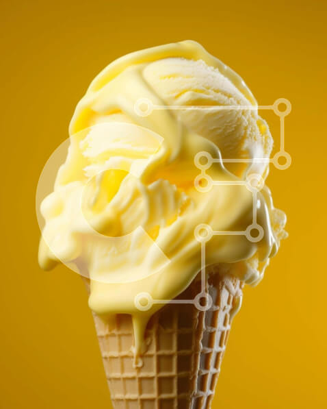 Σετ των 2 Intra Συλλεκτικό Ξύλινο Παζλ Plywood  4mm - Κοντινό πλάνο χωνάκι βάφλα παγωτού Σε Ξύλινο Κουτί - Διαστάσεις: 10x10 cm – 25 κομμάτια