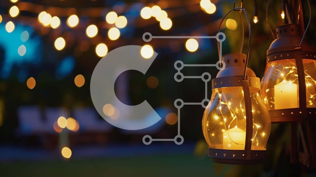 Intra Συλλεκτικό Ξύλινο Παζλ Plywood  4mm - Ρομαντικό σκηνικό πίσω αυλής Σε Ξύλινο Κουτί - Διαστάσεις Puzzle: 10x10 cm – 25 κομμάτια