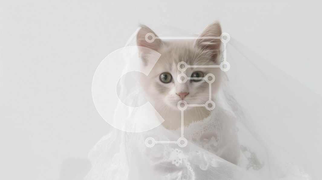 Σετ των 2 Intra Συλλεκτικό Ξύλινο Παζλ Plywood  4mm - Περίεργη λευκή γάτα με νυφικό πέπλο Σε Ξύλινο Κουτί - Διαστάσεις: 10x10 cm – 25 κομμάτια