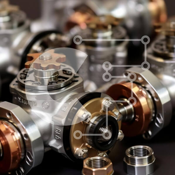 Intra Συλλεκτικό Ξύλινο Παζλ Plywood  4mm - Μεταλλικά Ανταλλακτικά Βιομηχανικών Εφαρμογών Σε Ξύλινο Κουτί - Διαστάσεις Puzzle: 10x10 cm – 25 κομμάτια