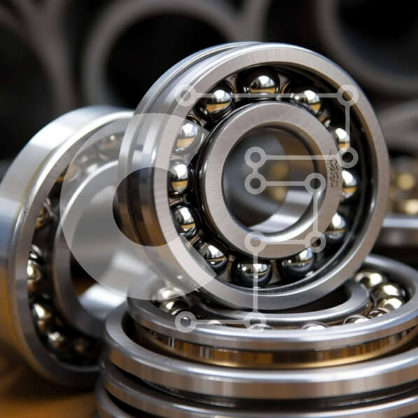 Intra Συλλεκτικό Ξύλινο Παζλ Plywood  4mm - Στοιβαγμένα ρουλεμάν Σε Ξύλινο Κουτί - Διαστάσεις: 10x10 cm – 25 κομμάτια