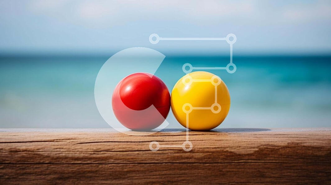 Intra Συλλεκτικό Ξύλινο Παζλ Plywood  4mm - Πολύχρωμα Πασχαλινά αυγά δίπλα στον ωκεανό Σε Ξύλινο Κουτί - Διαστάσεις Puzzle: 10x10 cm – 25 κομμάτια