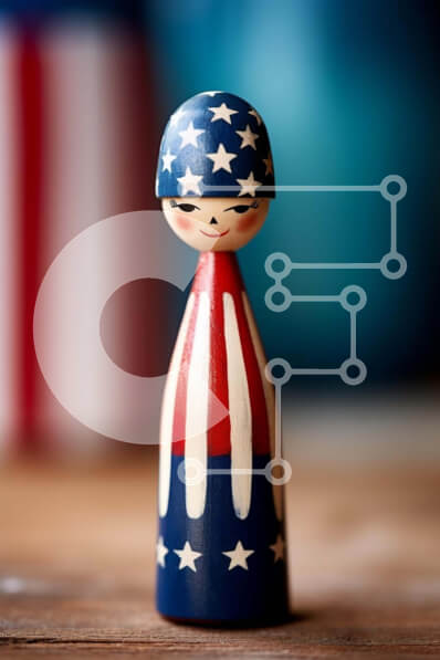 Intra Συλλεκτικό Ξύλινο Παζλ Plywood  4mm - Πατριωτικό Ξύλινο Ειδώλιο Σε Ξύλινο Κουτί - Διαστάσεις: 10x10 cm – 25 κομμάτια