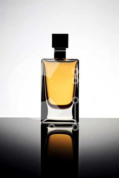 Intra Συλλεκτικό Ξύλινο Παζλ Plywood  4mm - Άδειο μπουκάλι αρώματος σε αδιαφανή επιφάνεια Σε Ξύλινο Κουτί - Διαστάσεις Puzzle: 10x10 cm – 25 κομμάτια