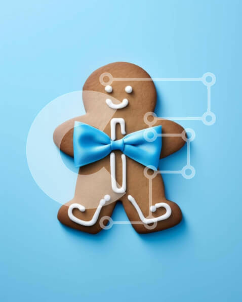 Σετ των 2 Intra Συλλεκτικό Ξύλινο Παζλ Plywood  4mm - Εορταστικό στολίδι με μελόψωμο Σε Ξύλινο Κουτί - Διαστάσεις: 10x10 cm – 25 κομμάτια