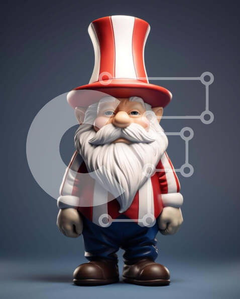 Intra Συλλεκτικό Ξύλινο Παζλ Plywood  4mm - Αιδώλιο με παιχνίδι με αμερικανική σημαία Σε Ξύλινο Κουτί - Διαστάσεις Puzzle: 10x10 cm – 25 κομμάτια