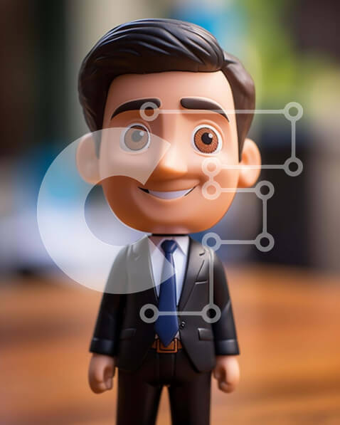 Intra Συλλεκτικό Ξύλινο Παζλ Plywood  4mm - Παιχνίδι ειδώλιο ελκυστικού νεαρού άνδρα Σε Ξύλινο Κουτί - Διαστάσεις Puzzle: 10x10 cm – 25 κομμάτια