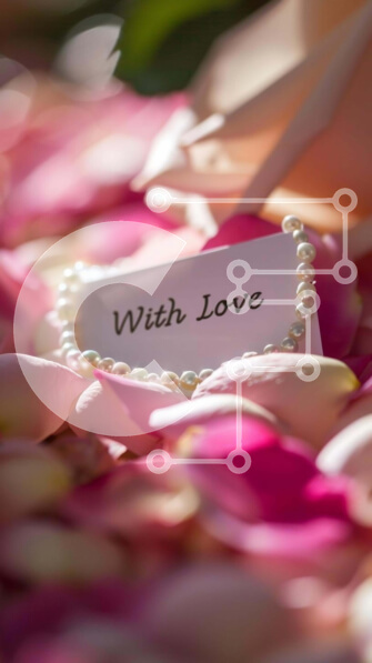 Intra Συλλεκτικό Ξύλινο Παζλ Plywood  4mm - Ρομαντικό βραχιόλι με επιγραφή 'Wish Love' Σε Ξύλινο Κουτί - Διαστάσεις Puzzle: 10x10 cm – 25 κομμάτια