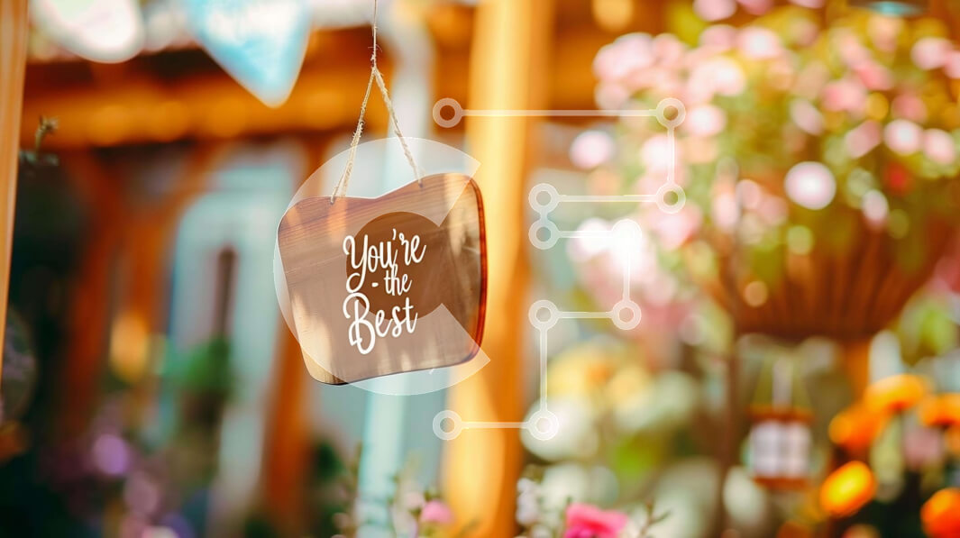 Intra Συλλεκτικό Ξύλινο Παζλ Plywood  4mm - Ξύλινη επιγραφή «Είσαι ο καλύτερος» που κρέμεται στον υπαίθριο χώρο Σε Ξύλινο Κουτί - Διαστάσεις Puzzle: 10x10 cm – 25 κομμάτια