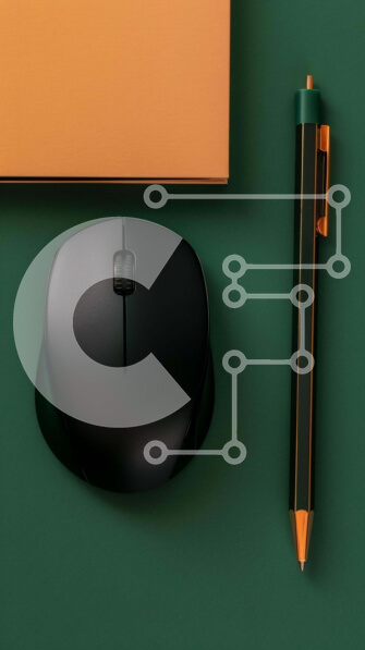 Intra Συλλεκτικό Ξύλινο Παζλ Plywood  4mm - Ποντίκι υπολογιστή, σημειωματάριο και στυλό Σε Ξύλινο Κουτί - Διαστάσεις: 10x10 cm – 25 κομμάτια