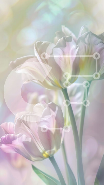 Σετ των 2 Intra Συλλεκτικό Ξύλινο Παζλ Plywood  4mm - Ροζ και λευκές τουλίπες σε γυάλινο βάζο Σε Ξύλινο Κουτί - Διαστάσεις: 10x10 cm – 25 κομμάτια