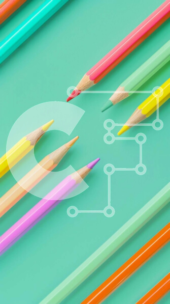 Intra Συλλεκτικό Ξύλινο Παζλ Plywood  4mm - Καλλιτεχνική Διάταξη Χρωματιστά Μολύβια Σε Ξύλινο Κουτί - Διαστάσεις: 10x10 cm – 25 κομμάτια