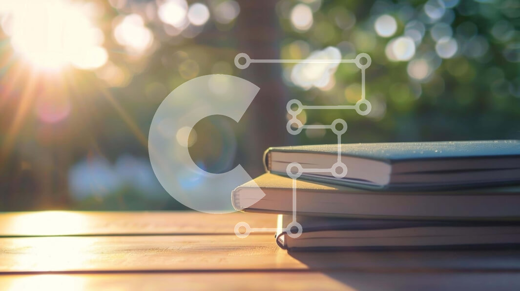 Intra Συλλεκτικό Ξύλινο Παζλ Plywood  4mm - Στοίβα από βιβλία σε εξωτερικό ξύλινο τραπέζι Σε Ξύλινο Κουτί - Διαστάσεις Puzzle: 10x10 cm – 25 κομμάτια