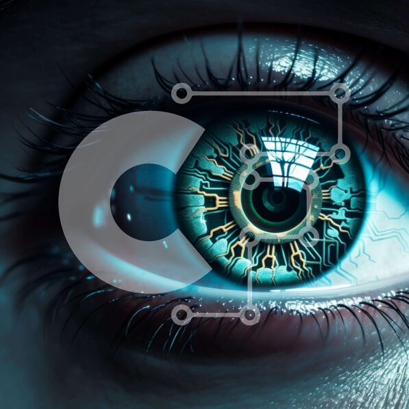 Intra Συλλεκτικό Ξύλινο Παζλ Plywood  4mm - Γυναικείο μάτι με φώτα LED Σε Ξύλινο Κουτί - Διαστάσεις Puzzle: 10x10 cm – 25 κομμάτια