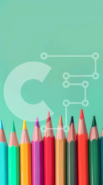 Intra Συλλεκτικό Ξύλινο Παζλ Plywood  4mm - Σειρά μολυβιών με έντονα χρώματα Σε Ξύλινο Κουτί - Διαστάσεις: 10x10 cm – 25 κομμάτια