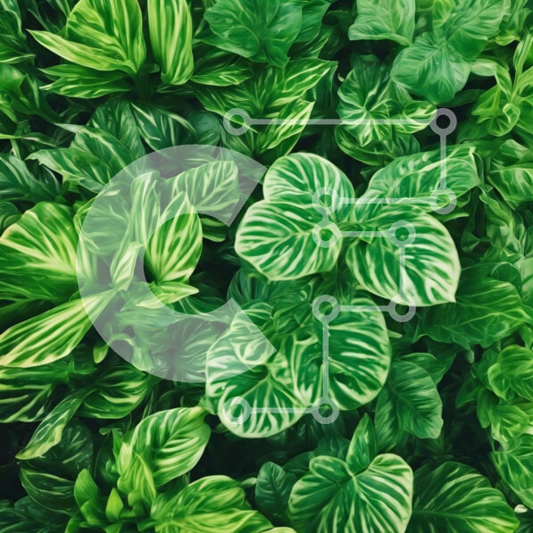 Intra Συλλεκτικό Ξύλινο Παζλ Plywood  4mm - Πράσινος φυτικός τοίχος με διάφορα στάδια ανάπτυξης Σε Ξύλινο Κουτί - Διαστάσεις: 10x10 cm – 25 κομμάτια