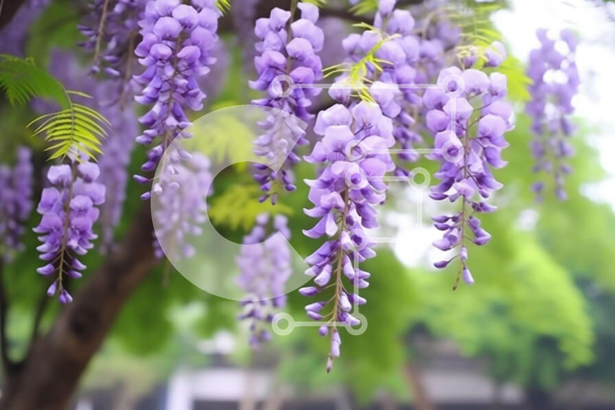 Intra Συλλεκτικό Ξύλινο Παζλ Plywood  4mm - Δέντρο με μωβ λουλούδια και πρόσωπο Σε Ξύλινο Κουτί - Διαστάσεις: 10x10 cm – 25 κομμάτια