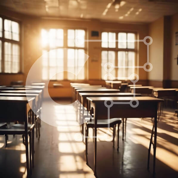 Intra Συλλεκτικό Ξύλινο Παζλ Plywood  4mm - Ζεστή και άνετη κενή σκηνή τάξης Σε Ξύλινο Κουτί - Διαστάσεις Puzzle: 10x10 cm – 25 κομμάτια