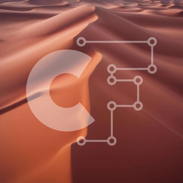 Intra Συλλεκτικό Ξύλινο Παζλ Plywood  4mm - Έρημο τοπίο με αμμόλοφους Σε Ξύλινο Κουτί - Διαστάσεις: 10x10 cm – 25 κομμάτια