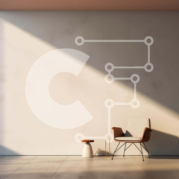 Intra Συλλεκτικό Ξύλινο Παζλ Plywood  4mm - Κενό δωμάτιο με καρέκλα, τραπέζι και λάμπα Σε Ξύλινο Κουτί - Διαστάσεις Puzzle: 10x10 cm – 25 κομμάτια