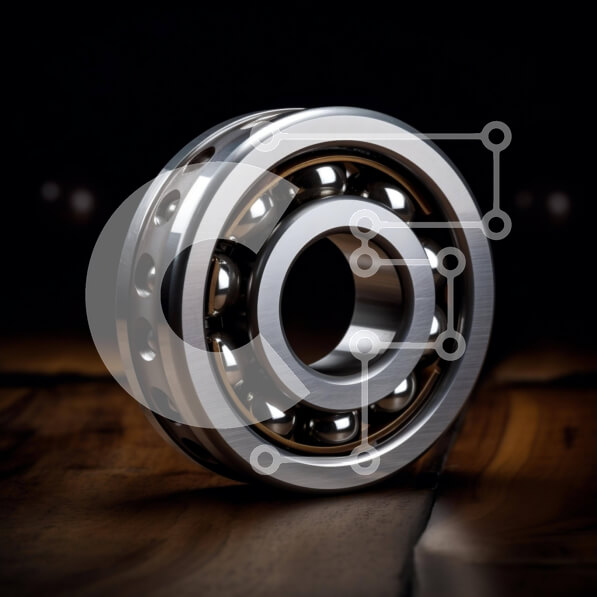 Intra Συλλεκτικό Ξύλινο Παζλ Plywood  4mm - Ρουλεμάν από ανοξείδωτο ατσάλι σε ξύλινη επιφάνεια Σε Ξύλινο Κουτί - Διαστάσεις Puzzle: 10x10 cm – 25 κομμάτια