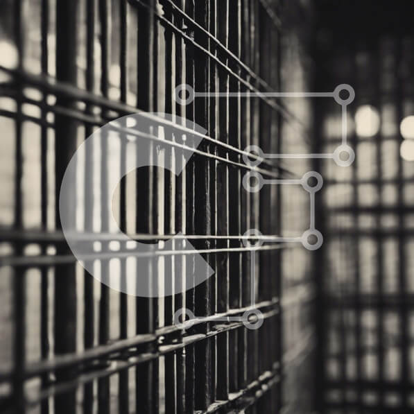 Intra Συλλεκτικό Ξύλινο Παζλ Plywood  4mm - Κλειστός χώρος με μεταλλικές ράβδους και συρμάτινη περίφραξη Σε Ξύλινο Κουτί - Διαστάσεις Puzzle: 10x10 cm – 25 κομμάτια