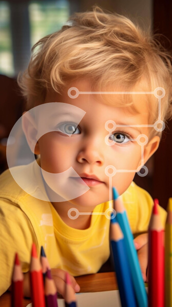 Intra Συλλεκτικό Ξύλινο Παζλ Plywood  4mm - Δημιουργική δραστηριότητα με χρωματιστά μολύβια Σε Ξύλινο Κουτί - Διαστάσεις Puzzle: 10x10 cm – 25 κομμάτια