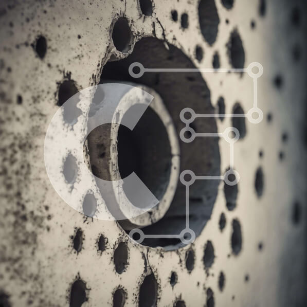 Intra Συλλεκτικό Ξύλινο Παζλ Plywood  4mm - Ηλικιωμένη τρύπα στον τοίχο Σε Ξύλινο Κουτί - Διαστάσεις: 10x10 cm – 25 κομμάτια