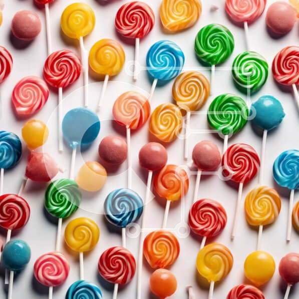 Σετ των 2 Intra Συλλεκτικό Ξύλινο Παζλ Plywood  4mm - Σύνθεση πολύχρωμα γλειφιτζούρια Σε Ξύλινο Κουτί - Διαστάσεις: 10x10 cm – 25 κομμάτια