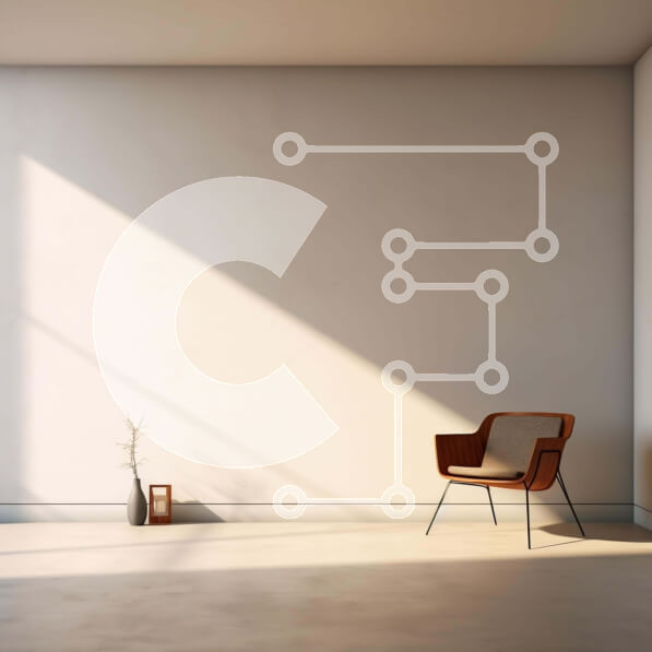 Intra Συλλεκτικό Ξύλινο Παζλ Plywood  4mm - Άδειο δωμάτιο με καρέκλα και φυτό Σε Ξύλινο Κουτί - Διαστάσεις Puzzle: 10x10 cm – 25 κομμάτια