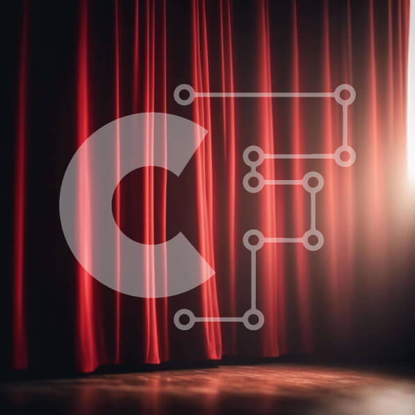 Intra Συλλεκτικό Ξύλινο Παζλ Plywood  4mm - Κόκκινη κουρτίνα με φως Σε Ξύλινο Κουτί - Διαστάσεις Puzzle: 10x10 cm – 25 κομμάτια