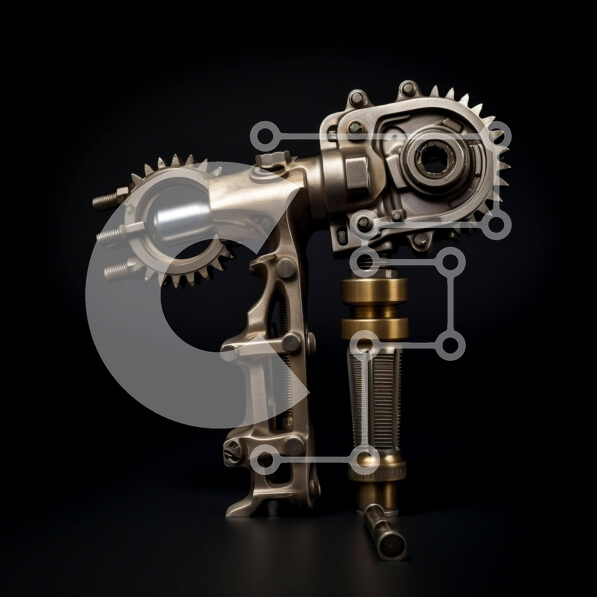 Intra Συλλεκτικό Ξύλινο Παζλ Plywood  4mm - Μεταλλικό εργαλείο εμπνευσμένο από το Steampunk Σε Ξύλινο Κουτί - Διαστάσεις: 10x10 cm – 25 κομμάτια