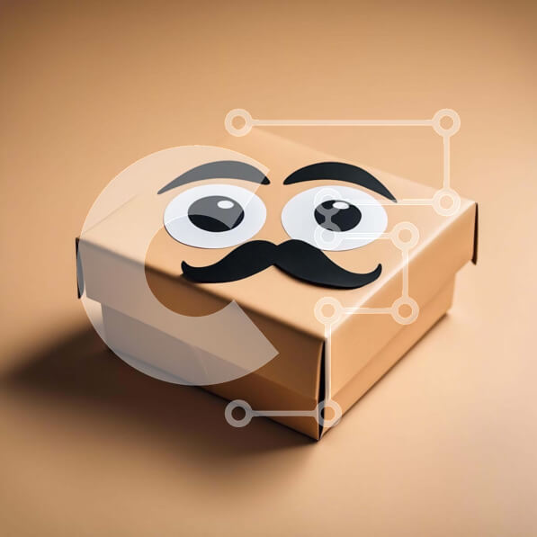 Intra Συλλεκτικό Ξύλινο Παζλ Plywood  4mm - Διακοσμημένο χάρτινο κουτί για παράδοση ή αποθήκευση φαγητού Σε Ξύλινο Κουτί - Διαστάσεις: 10x10 cm – 25 κομμάτια