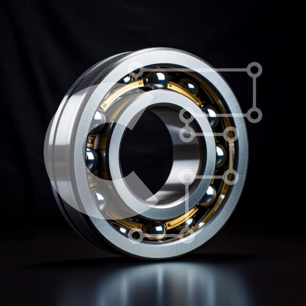 Intra Συλλεκτικό Ξύλινο Παζλ Plywood  4mm - Βιομηχανικό ρουλεμάν από ανοξείδωτο χάλυβα Σε Ξύλινο Κουτί - Διαστάσεις Puzzle: 10x10 cm – 25 κομμάτια