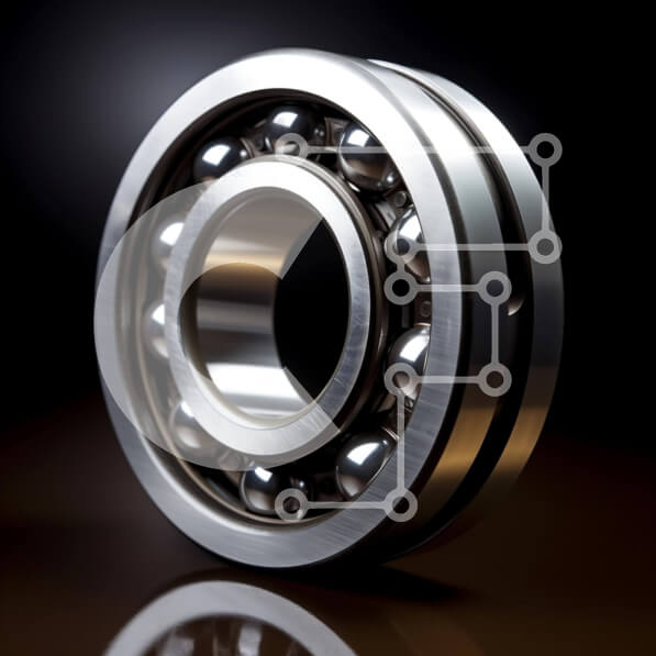 Intra Συλλεκτικό Ξύλινο Παζλ Plywood  4mm - Ρουλεμάν από ανοξείδωτο χάλυβα σε βιομηχανικές και αυτοκινητοβιομηχανίες εφαρμογές Σε Ξύλινο Κουτί - Διαστάσεις Puzzle: 10x10 cm – 25 κομμάτια