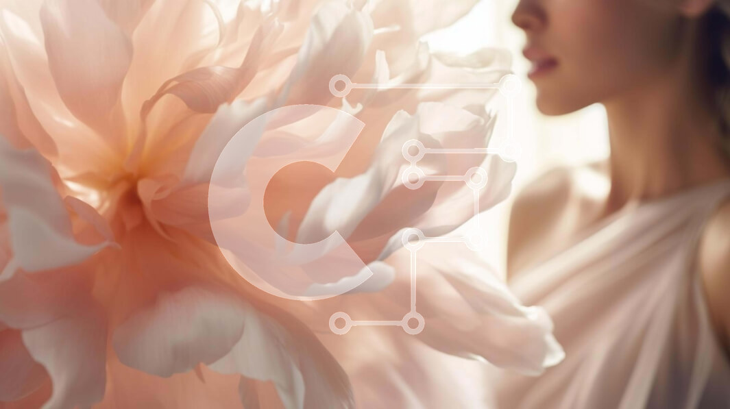 Intra Συλλεκτικό Ξύλινο Παζλ Plywood  4mm - Γυναίκα με τεράστιο ροζ λουλούδι Σε Ξύλινο Κουτί - Διαστάσεις Puzzle: 10x10 cm – 25 κομμάτια