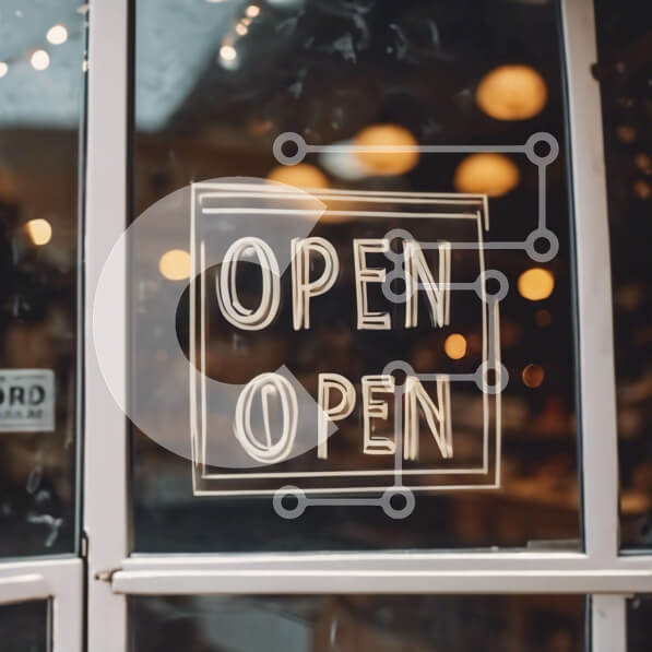 Intra Συλλεκτικό Ξύλινο Παζλ Plywood  4mm - Ανοίξτε το Sign on Glass Window Σε Ξύλινο Κουτί - Διαστάσεις Puzzle: 10x10 cm – 25 κομμάτια