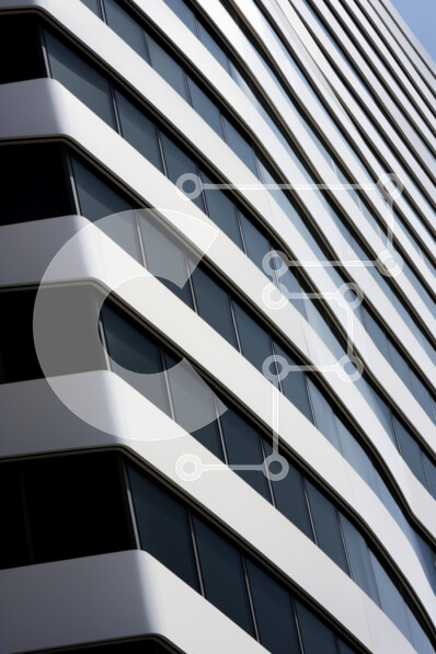 Intra Συλλεκτικό Ξύλινο Παζλ Plywood  4mm - Ψηλό κτίριο με πολλά παράθυρα Σε Ξύλινο Κουτί - Διαστάσεις Puzzle: 10x10 cm – 25 κομμάτια