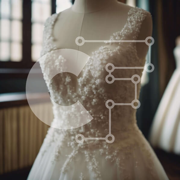 Σετ των 2 Intra Συλλεκτικό Ξύλινο Παζλ Plywood  4mm - Επίδειξη λευκών νυφικών Σε Ξύλινο Κουτί - Διαστάσεις: 10x10 cm – 25 κομμάτια